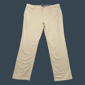 Orvis Chino Pants Mens 40x34 Beige Out of Office 5 Pocket Pant